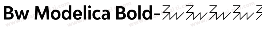 Bw Modelica Bold字体转换